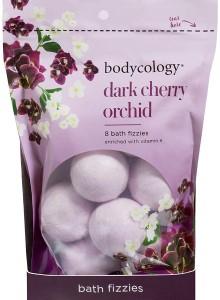 Bodycology Bath Fizzies, Dark Cherry Orchid - 2.1 oz, 8 count